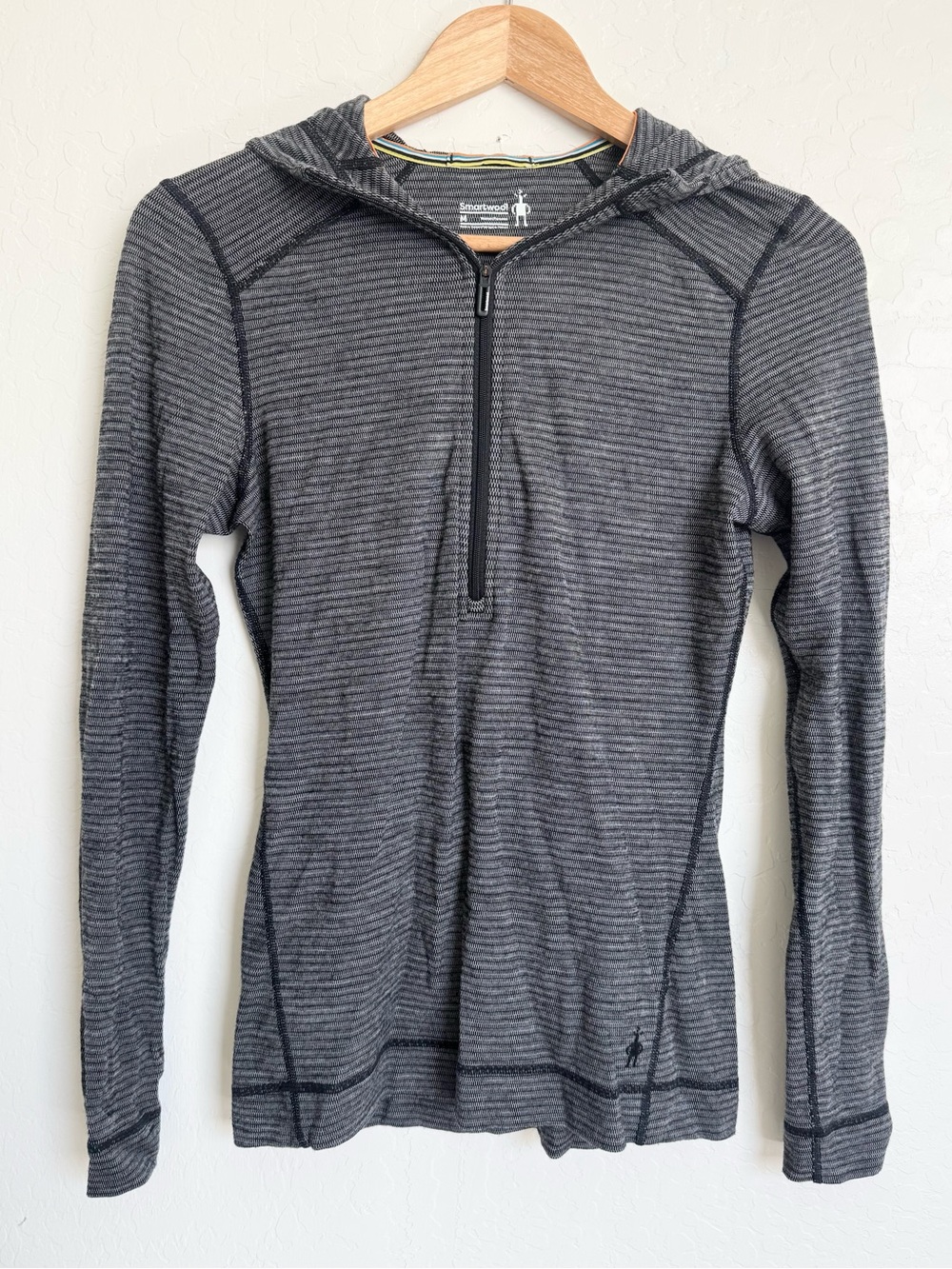 Smartwool Women's Classic Thermal Merino Base Layer 1/2 Zip Hoodie Medium
